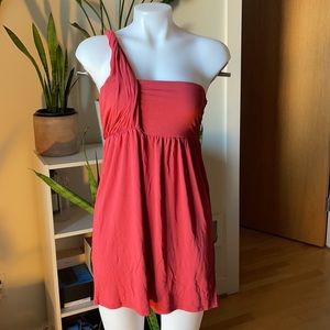 NWOT Arden B Coral Stretch Mini Dress S